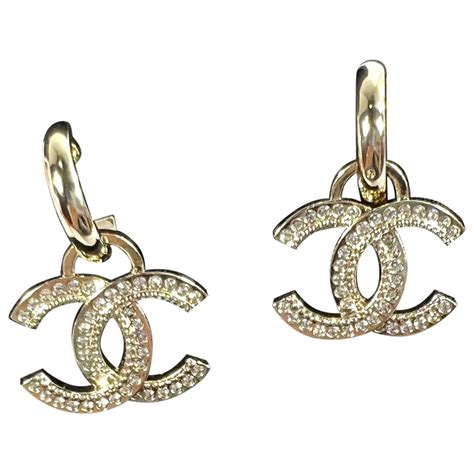 vintage chanel earrings nyc|pre owned chanel earrings.